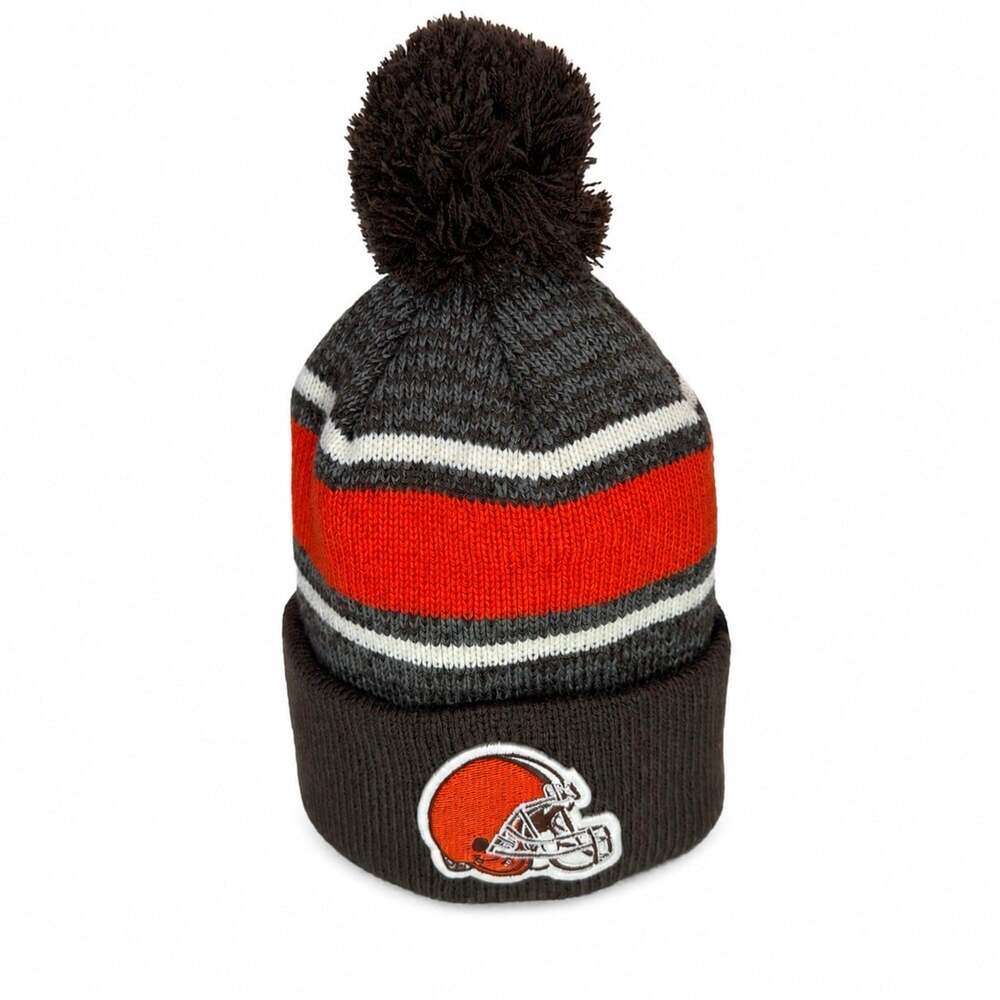 '47 Brand Cleveland Browns NFL Cuffed Knit Beanie Hat Brown Gray Orange OS